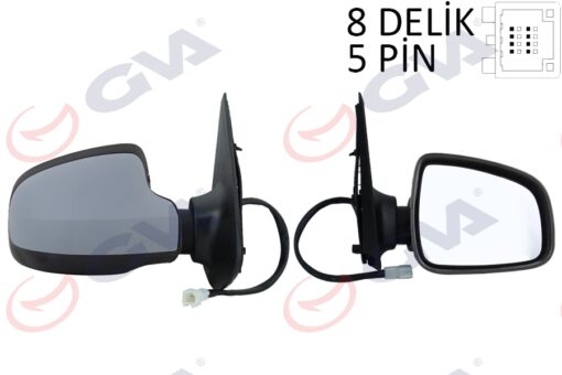 Dış Dikiz Aynası Sağ Sandero Stepway 12 Elektrikli Isıtmalı Astarlı Konveks Sensörsüz Vm-6804ehpsr - 963011787R