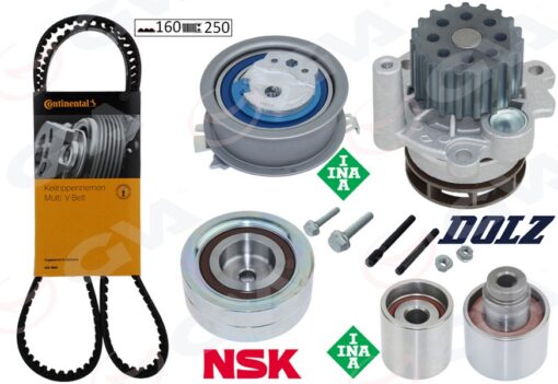Devirdaimli Triger Seti 160x250 Crafter-t6-a3-jetta-caddy-polo-passat 1.6-2.0 Tdı Cayb/c/d-caab/c-ckub-cffb-cfwa-caga - 03L198119A-03L198119B-03L198119C
