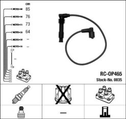 Rc-op465 Ateşleme Kablosu