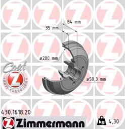 Arka Fren Kampanası Corsa A 83-92 -corsa B-tıgra A 93-02 Abs Siz - 418117-90007526-90135504