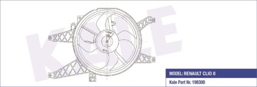 Fan Grubu Davlumbazlı Renault Clıo Iıı Nac Fan Grubu 7701063963 - 7701063963