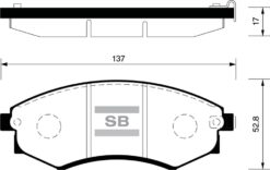 Ön Fren Balata Isuzu D-max 2.5l 4jk1-tc 4x4 02- - 8973682520-8973186690-8980511170