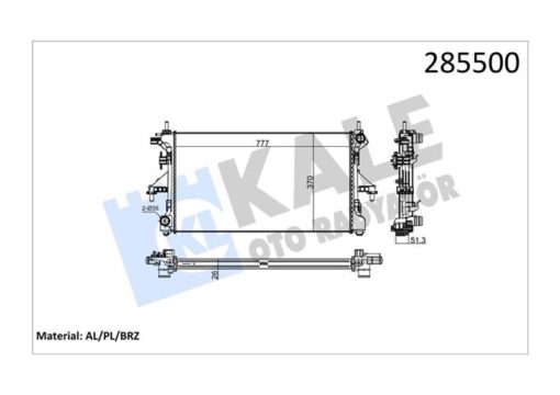Radyatör Ducato-boxer-jumper 2.2 Hdi 06 Klimasız Mek 1 Sıra Alb Sistem Al/pl/brz - 1349196080-1330.Q2-1340359080