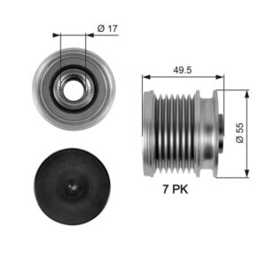 Alternator Kasnagı Mercedes W203 W204 W205 C238 W211 W212 C207 W463 W166 C218 C253 W639 B906 B907 - A6421500660
