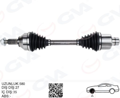 Ön Aks Komple Sağ Ford Mondeo Iıı 1.8 -2.0 16v 00 07 - 1S713B436AD-1S713B436AC-1447467