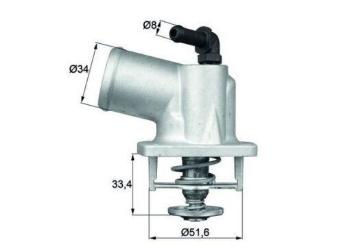Termostat Komple Astra G-corsa C-vectra B-c-merıva-zafıra-1.4-1.6-1.4 16v-1.6 16v 92c - 95517651-1338003-9129907-1338420