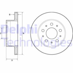 Fren Diski Arka Fıat Ducato 06 Peugoet Boxer 06 Cıtroen Jumper 06 300x22x19.9mm - 51957511-51957512-1612435780
