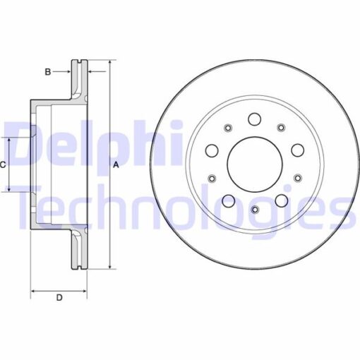 Fren Diski Arka Fıat Ducato 06 Peugoet Boxer 06 Cıtroen Jumper 06 300x22x19.9mm - 51957511-51957512-1612435780