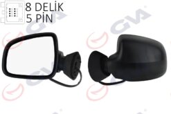 Dış Dikiz Aynası Sol Logan Sw-mcv 08 Elektrikli Isıtmalı Konveks 5 Fiş Vm-6801ehl - 6001549678-963027472R