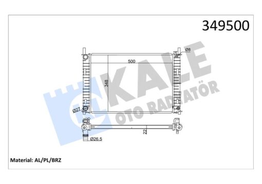Motor Su Radyatoru Fıesta 1.25 16v 1.4 16v 1.4tdcı 01 08 Mazda Iı 1.4cd Manuel Brazıng Versıyonu - ME4S6H8005CB-4S6H8005CB-1897431