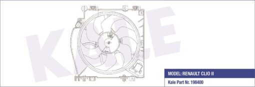 Fan Grubu Davlumbazlı Renault Clıo Iıı Ac Fan Grubu 7701068310 - 8200713384-77010683107701067978