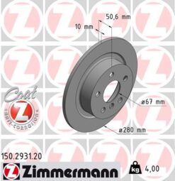 Fren Dıskı Arka Bmw F40 F45 F46 F48 F39 Mını F54 F57 F60 - 34206891085