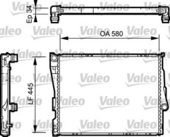 Motor Su Radyatoru Bmw M52 M54 M57 E46 Z4 E85 Manuel Sanzıman - 17119071519