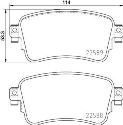 Arka Fren Balatası Zafıra Lıfe 19 Vıvaro C 19 Jumpy Iıı 16 Expert 16 Toyota Proace 16 290 Mm - 1617936880-1673603880-SU001A6136
