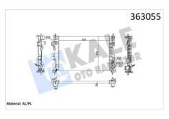 Alfa Romeo Gıulıetta 940 1.4 Tb 10 Ac Mt Mekanik 612x416x24 Su Radyatörü - 50514466-50514472