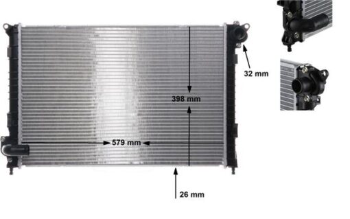 Motor Su Radyatoru Mını R50 R53 01 06 R52 04 08 - 17117570821
