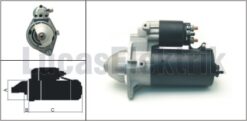 Mars Motoru 12v-2.0kw-10 Diş Opel Astra G-vectra B-frontera B-omega B-zafıra A 2.0-2.2 Dtı-dth-dtr - 55351630-9200962-24454431-1202148