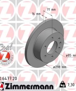 Fren Dıskı Arka Mercedes Sprınter B906 B907 B910 . Vw Crafter 30-35-50 - A9064230012-2E0615601A