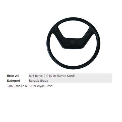 Direksiyon Simidi Gts R12 00010 Kapaksız