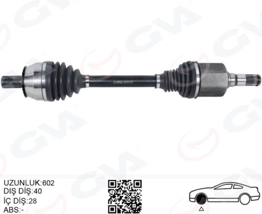 Ön Aks Komple Sol Volvo S60 Iı 1.6 D2 10 15 S80 Iı 1.6d 10 V60 Volvo 1.6 D 10 15 Otomatik Şanzıman - 31325686-36001874