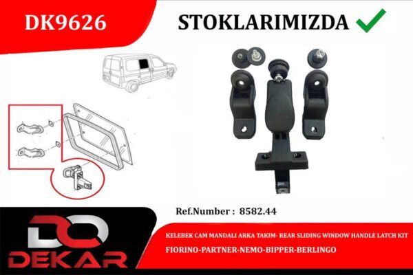 Kelebek Cam Mandalı Arka Takım Fıorıno-partner-nemo-bıpper-berlıngo - 8582.44