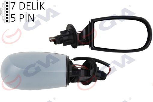 Dış Dikiz Aynası Sağ Punto 04 Elektrikli Isıtmalı Siyah Astarlı Konveks 5 Fiş Vm-156ehpr - 735273120-735380179
