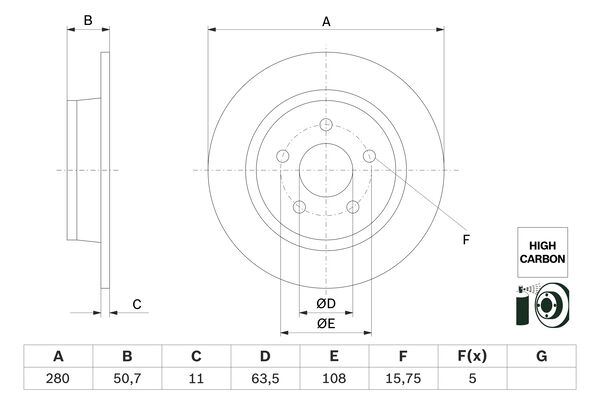 Arka Fren Dısk Ayna Connect 14 - KV6C2A315BC-2279492-KV6C2A315AC