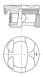 Piston Segman Std P207-p208-p308-p508-p2008-p3008-partner-berlıngo-c3-c4-c5-ds3-ds4 1.6 Vtı Ep6c 16v Mını N12 N16 R56 R57 R58 R59 R61 77mm - 0628.T1-1631729180-7137720000