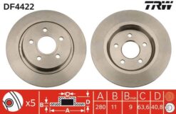 Arka Fren Dıskı Ayna Focus Iı04 11 C-max 07 09 Volvo V50 04 12 C30 06 12 C70 Iı 05 13 S40 Iı 04 12 17 Jant - 16 Jant Düz 280mm 5 Bijon - ME7M5J2A315BA-7M512A315BB-30769113