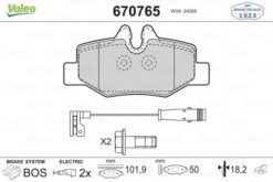 Fren Balatası Arka Mercedes Vıto W639 03 - A0064204420