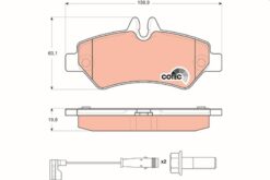 Fren Balatası Arka Mercedes Sprınter B906 06 . Vw Crafter 30-35-50 Tek Teker - A0044206920-2E0698451
