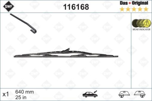 Sılecek Supurgesı On 640mm Mercedes E-class W210 S210 Swf - A2108200045