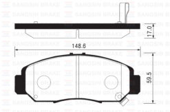 Ön Fren Balata Honda Cıvıc 1.6l R16a2 Vtec Sedan Fd6 06-12 - 45022SMA000-45022S7AE00-45022SJFE00