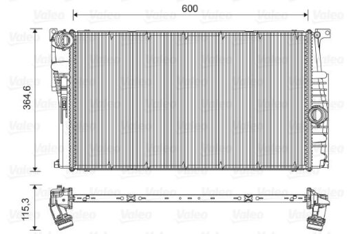 Motor Su Radyatoru Bmw N13 N47 N B37 B47 F20 F30 F32 F34 I3 - 17117600511