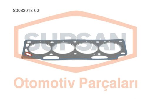 Silindir Kapak Contası R19-clıo-megane 1.9d F8q 2 Çentik 1.65mm - 7701039398-7700745724