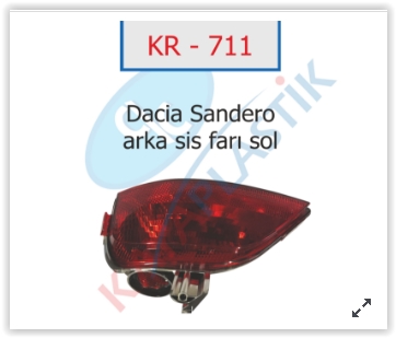 Arka Sis Far Lambası Sol Symbol-mgn 4-sandero Joy Model - 265852501R