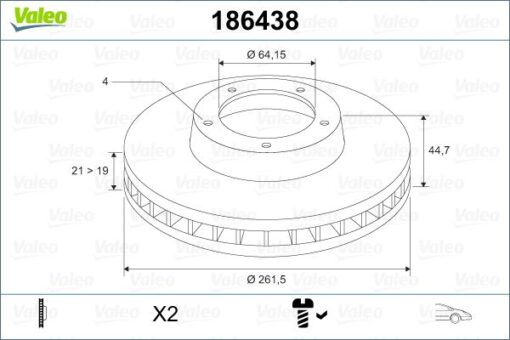 Ön Ön Fren Aynası Cıvıc Iv V Vı 1.4 1.5-1.6vtec 1.7 90/05 Rover 200 400 25 45 262x21x4dlxhavalı - 45251S6DE10-45251SK7A00-45251ST3E10