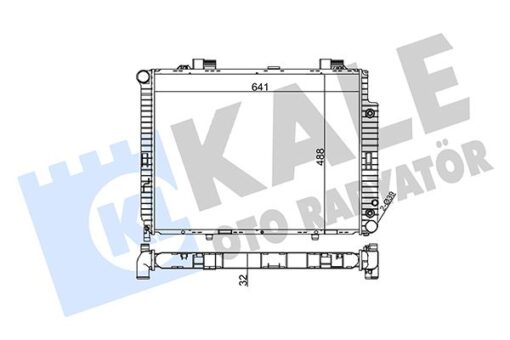 Motor Su Radyatoru Mercedes M111 Om611 C208 A208 W210 S210 - A2105006203