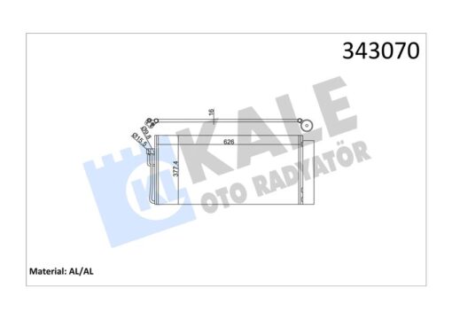 Klıma Radyatoru Bmw E60 E65 M57 N57 N67 - 64509122827