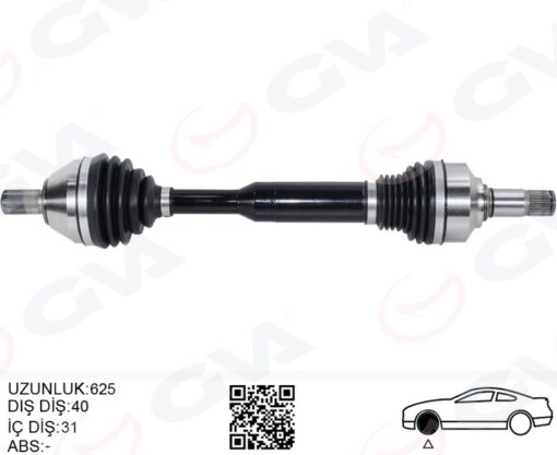 Ön Aks Komple Sol Volvo Xc60 I 15 17 D4-d3 Manule 6 Vites - 36010064-31325701