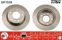Fren Dıskı Arka Bmw E36 91 98 E46 97 05 - 34216864051