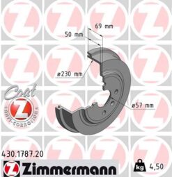 Arka Fren Kampanası Opel Astra G-astra H Corsa C 230x48.5x4 4dl - 568066-24444064-95526656
