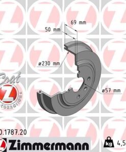 Arka Fren Kampanası Opel Astra G-astra H Corsa C 230x48.5x4 4dl - 568066-24444064-95526656