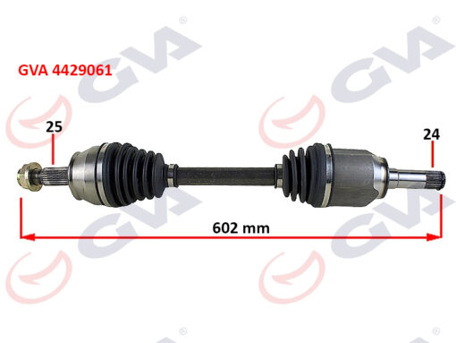 Komple Aks Sol Milli Aks Lale Li Doblo 1.3 Mjt 10 602mm - 51810626