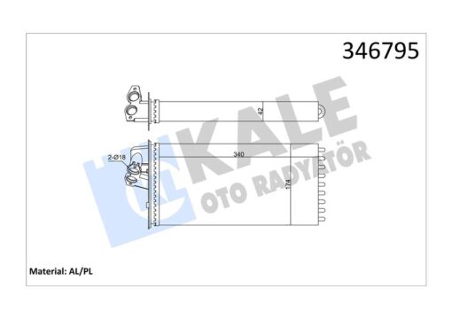 Kalorıfer Radyatoru Mercedes Vıto W638 96 03 - A0038350001