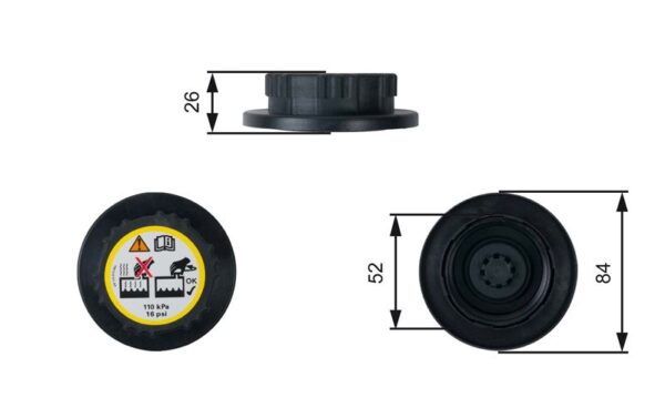 Genlesme Depo Kapagı Dıcovery 3 4 L319 R.r 3 Vogue L322 R.r Sport 1 L320 Freelander 1 L314 - PCD000090-PCD500030
