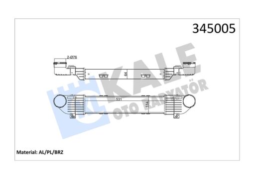 Turbosarj Radyatoru Mercedes S-class W220 99 05 - A2205000000