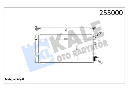 Klima Radyatörü Kondenser Renault Fluence 09 Megane Iıı 09 Scenıc Iıı 09 1.2tce 1.5dci 1.6 1.9dci 2.0 - 921000294R-921003293R-921009956R