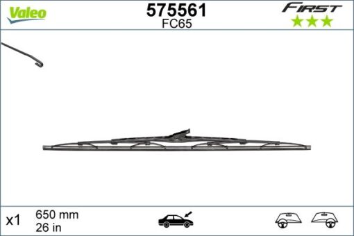 Silecek Süpürgesi 65cm X1 Normal Tip First Üniversal - NGR6501-NGR6501-NGR6501