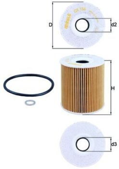 Yag Fıltresı Bmw M57d30 E46 E39 E38 E53 . Land Rover Range Rover 3 306d1 L322 - 11422247392-LPZ000020